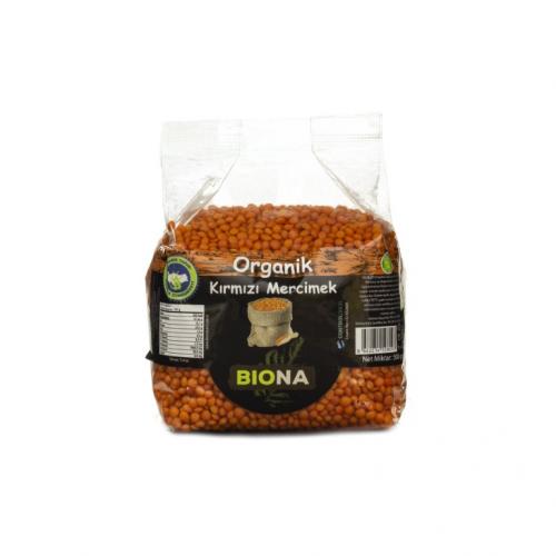 Biona Kırmızı Mercimek 500 Gr