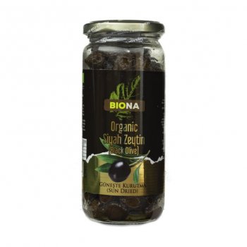 Biona Siyah Gemlik Zeytin
